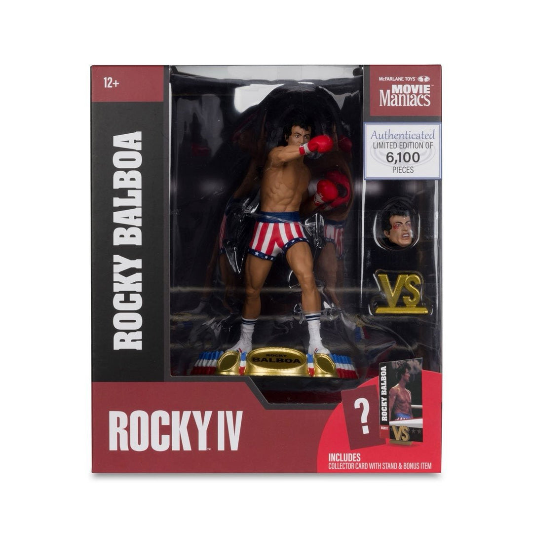 Movie Maniacs Rocky Wave 3 Rocky Balboa Rocky IV 6 - Inch Scale Posed Figure - gabescaveccc