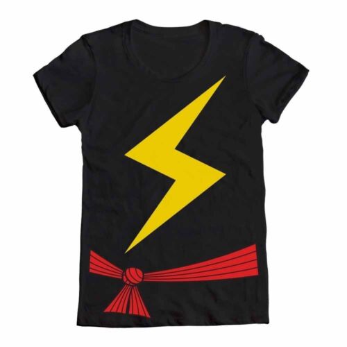 Ms Miss Marvel I Am Costume Avengers Marvel Comics Junior T-Shirt - gabescaveccc