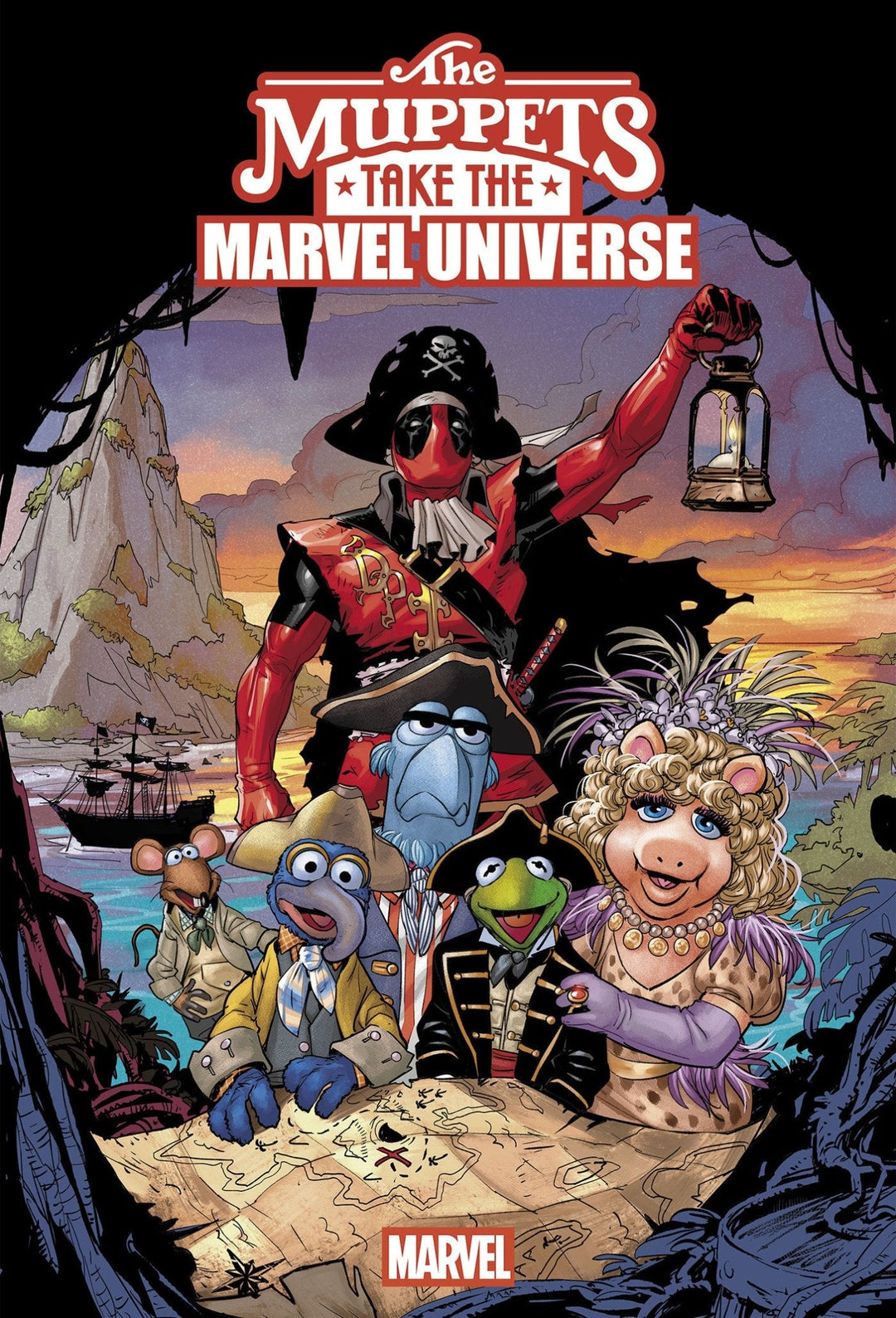 Muppets Take The Marvel Universe 1 Matteo Lolli Muppet Treasure Island 30 Th Anniversary Variant - gabescaveccc