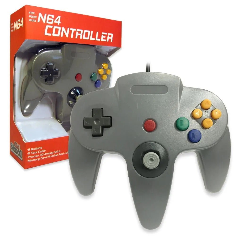 N64 CONTROLLER GREY - gabescaveccc