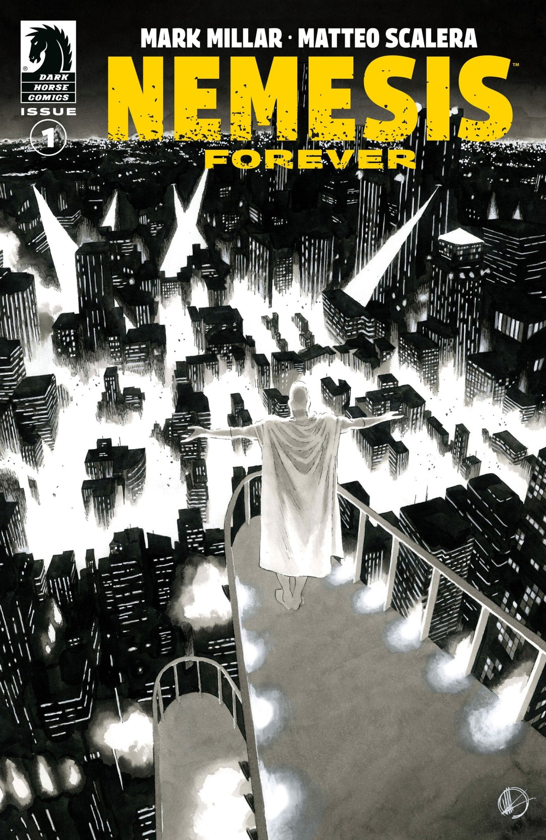Nemesis Forever 1 (Cover B) (Black & White) (Matteo Scalera) - gabescaveccc