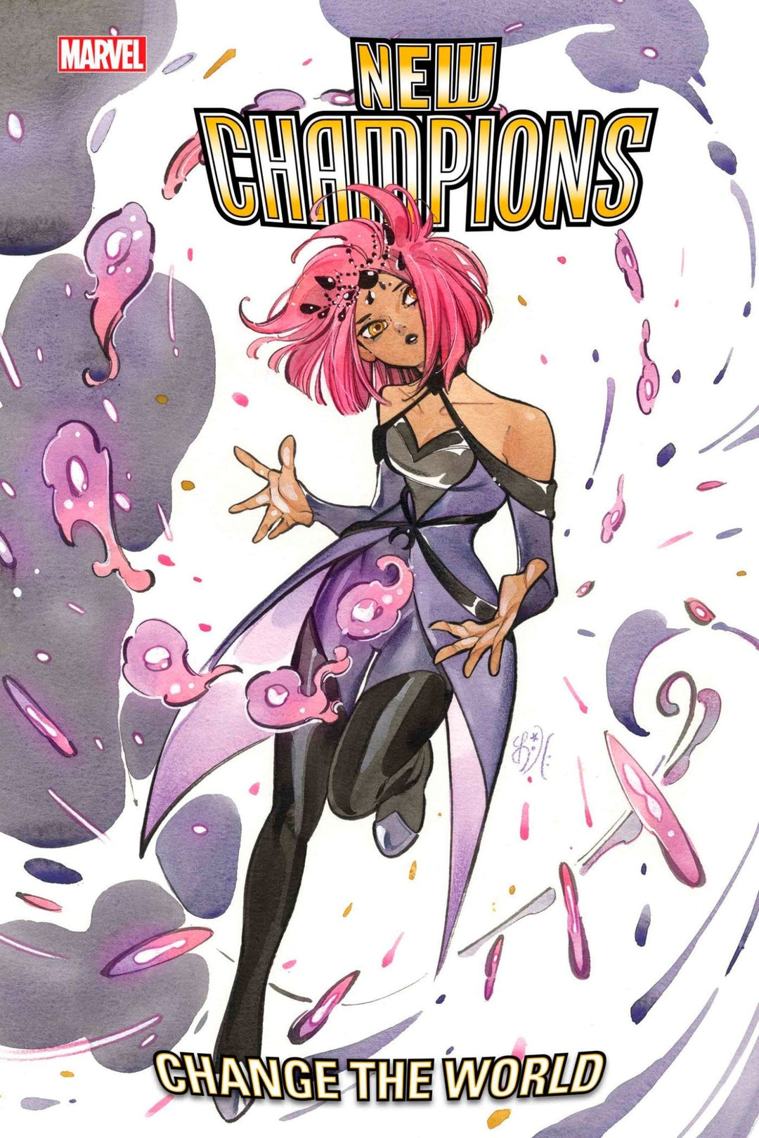 New Champions #1 Peach Momoko Variant - gabescaveccc