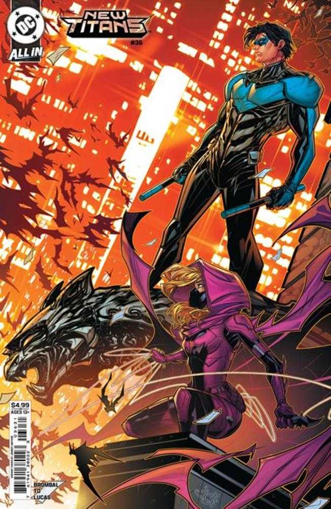 New Titans 36 Cover C Jonboy Meyers Card Stock Variant - gabescaveccc