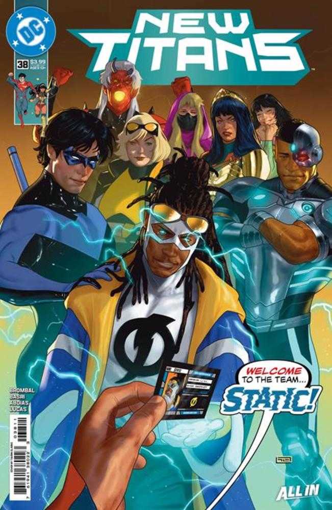 New Titans 38 Cover A Taurin Clarke - gabescaveccc