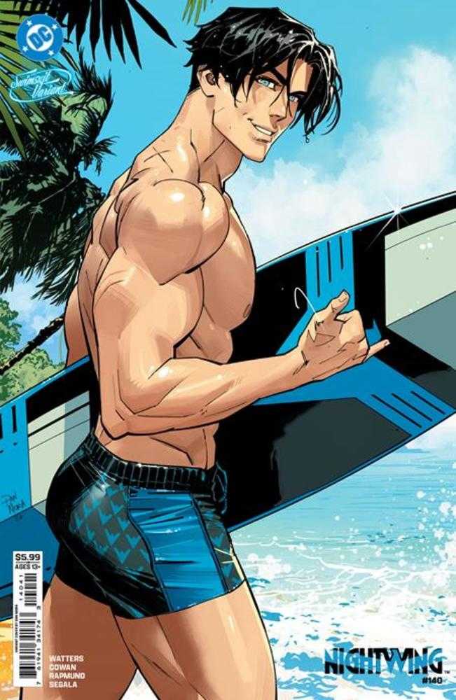 Nightwing 140 Cover D Dan Mora Swimsuit Card Stock Variant - gabescaveccc