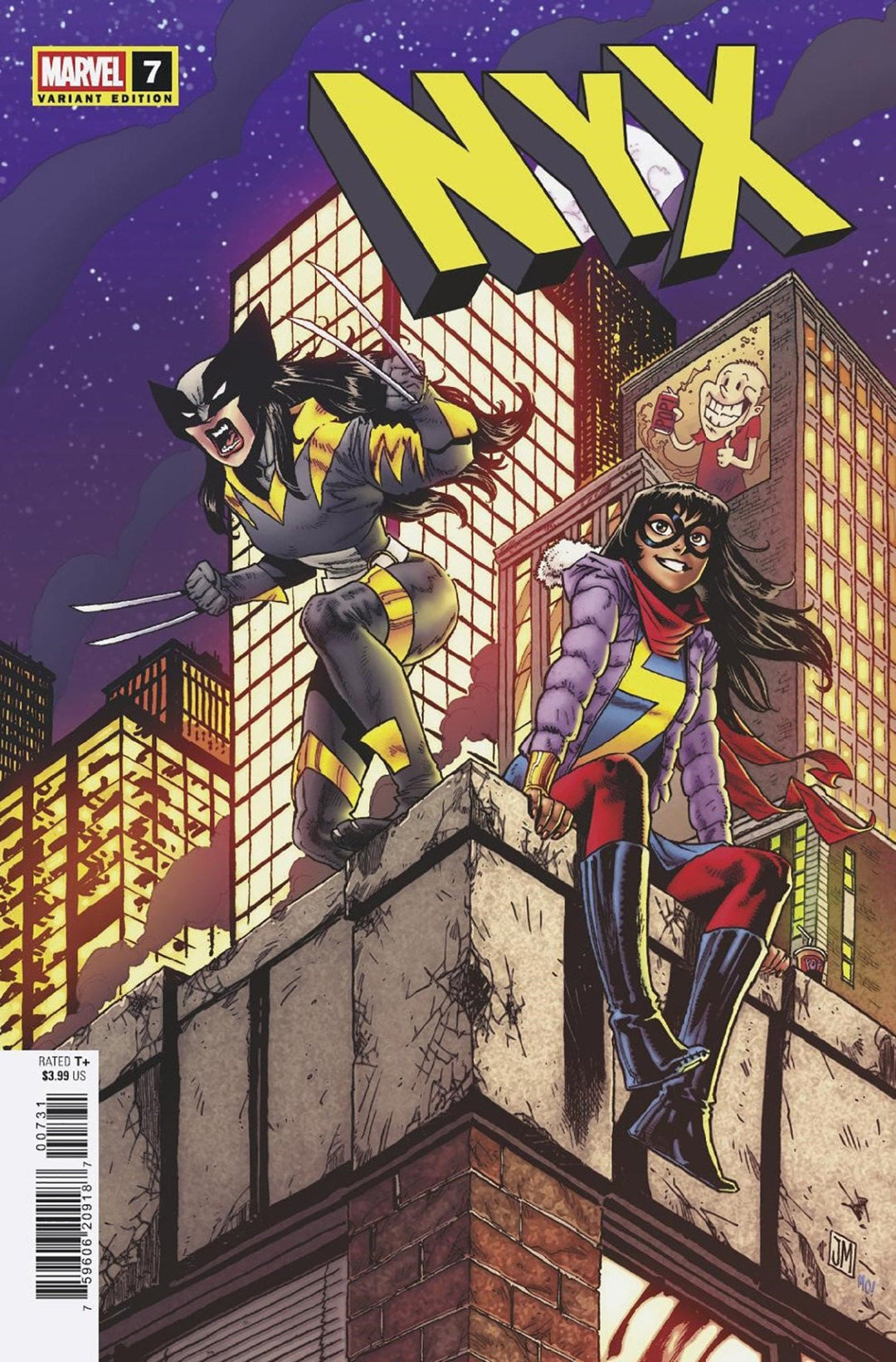 NYX #7 Justin Mason Variant - gabescaveccc