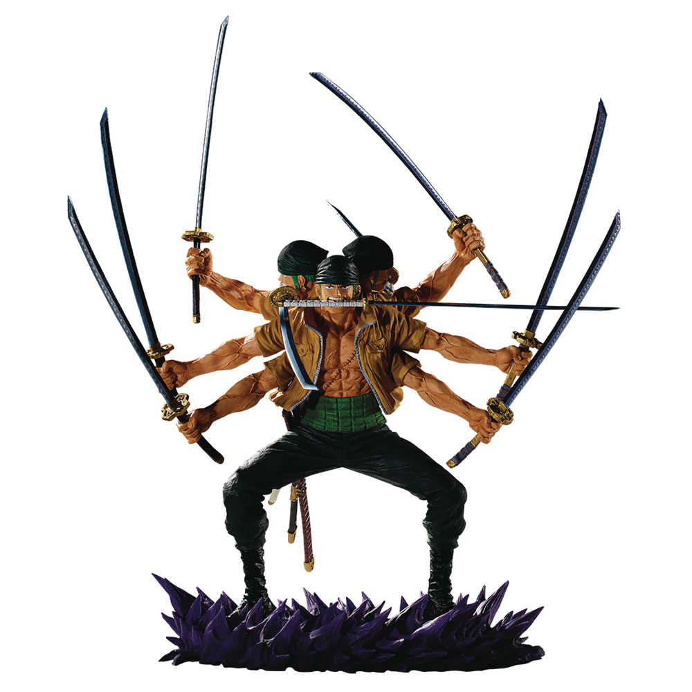 One Piece Genealogy Swordsmans Soul Roronoa Zoro Ichiban Figure - gabescaveccc