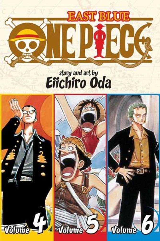 One Piece Graphic Novel Set Volume 4 5 & 6 East Blue - gabescaveccc