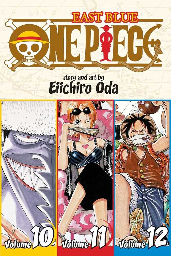 One Piece Omnibus TPB Volume 10 11 & 12 East Blue - gabescaveccc