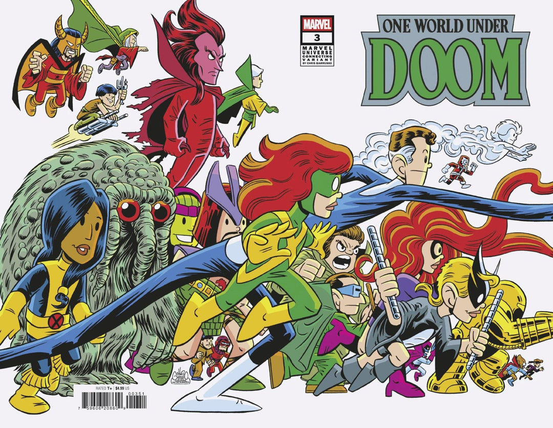One World Under Doom #3 Chris Giarrusso Marvel Universe Connecting Wrap Variant H - gabescaveccc