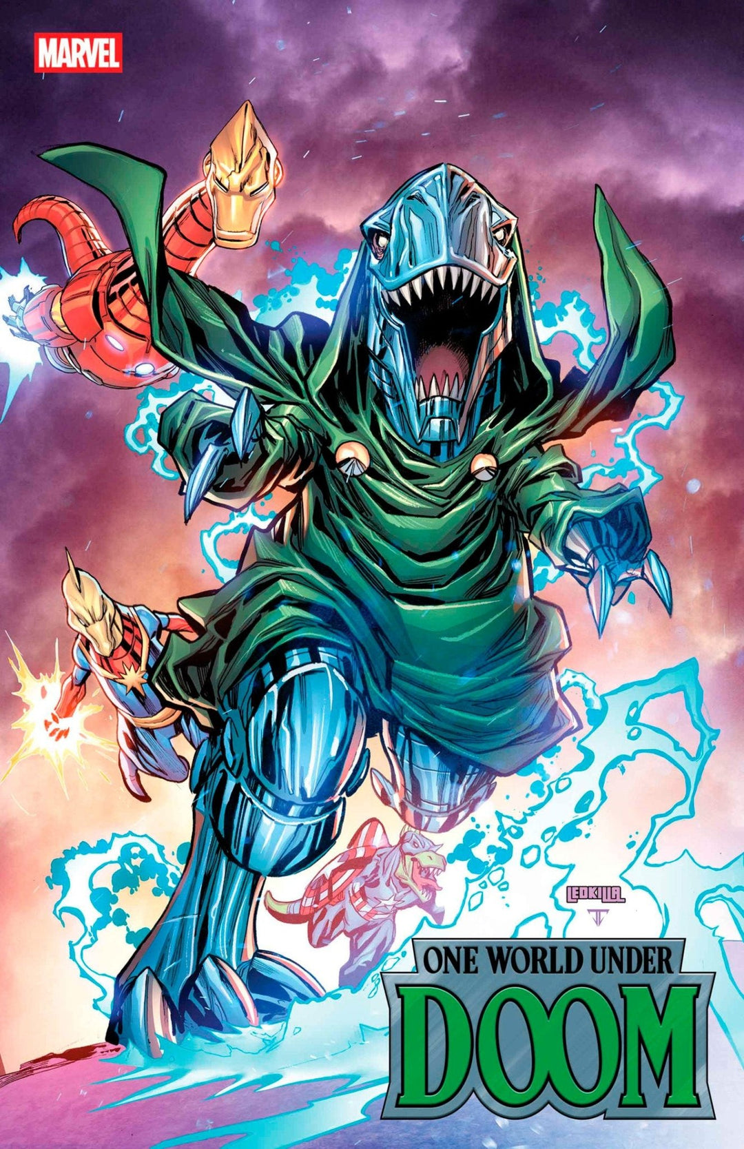 One World Under Doom 5 Ken Lashley Doomasaur Variant - gabescaveccc