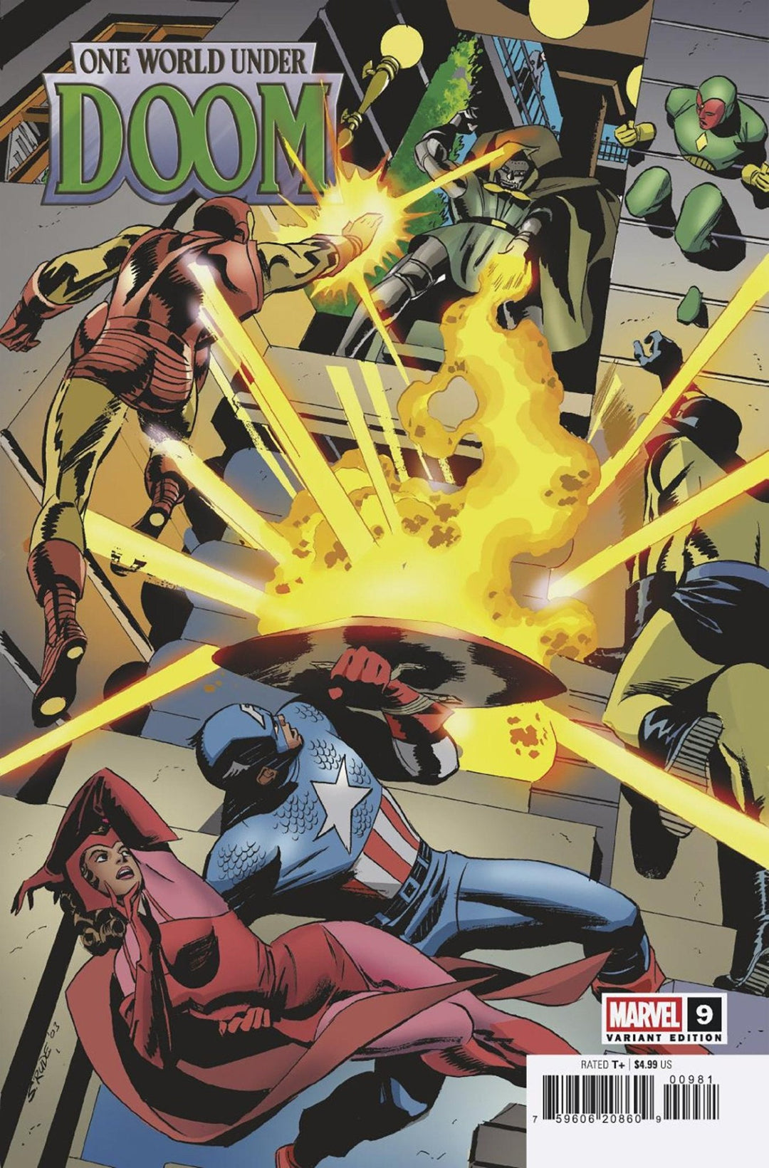 One World Under Doom 9 Steve Rude Variant - gabescaveccc