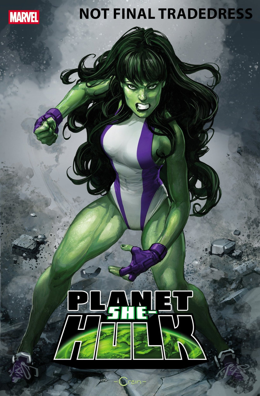 Planet She Hulk 3 Clayton Crain Variant - gabescaveccc