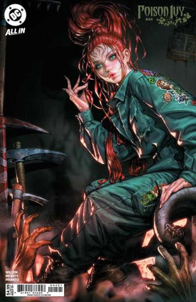 Poison Ivy 44 Cover B Kyuyong Eom Card Stock Variant - gabescaveccc