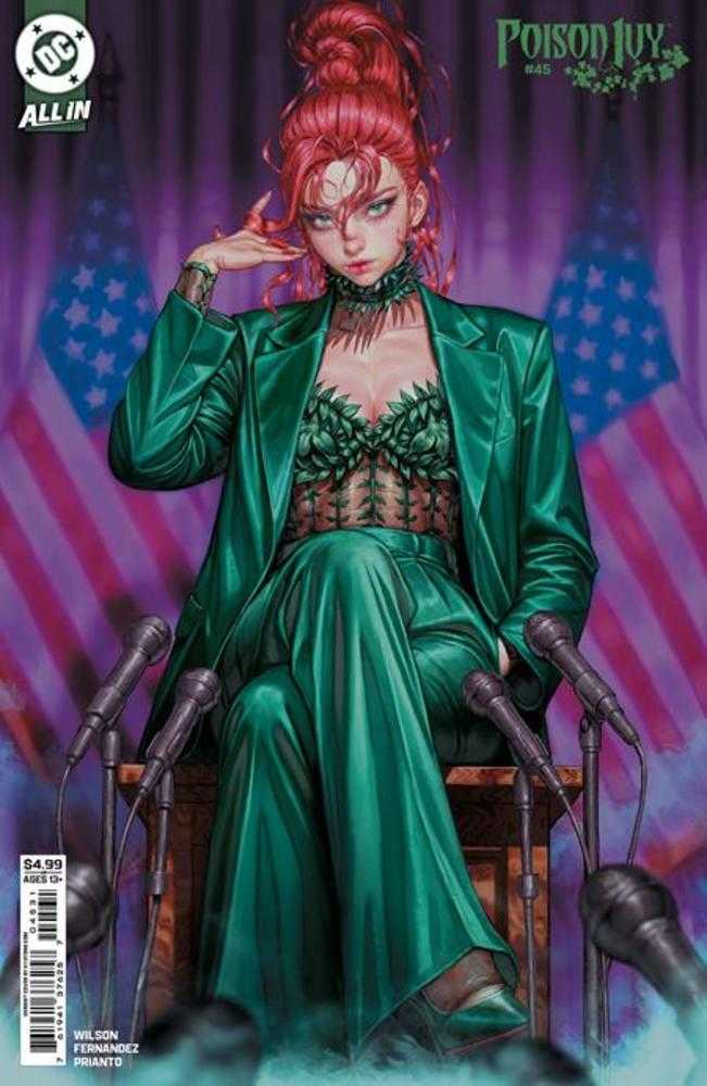 Poison Ivy 45 Cover C Kyuyong Eom Card Stock Variant - gabescaveccc