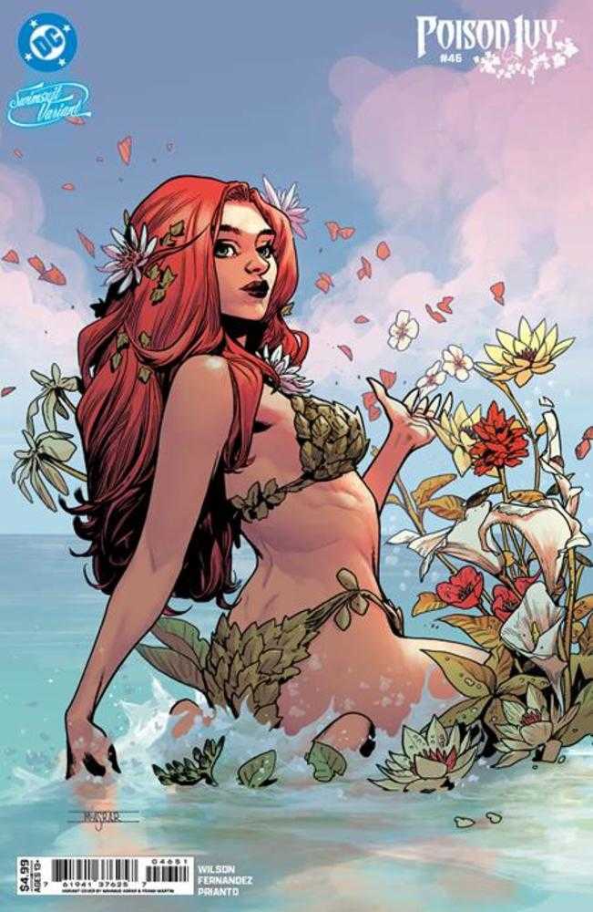 Poison Ivy 46 Cover E Mahmud Asrar Swimsuit Card Stock Variant - gabescaveccc