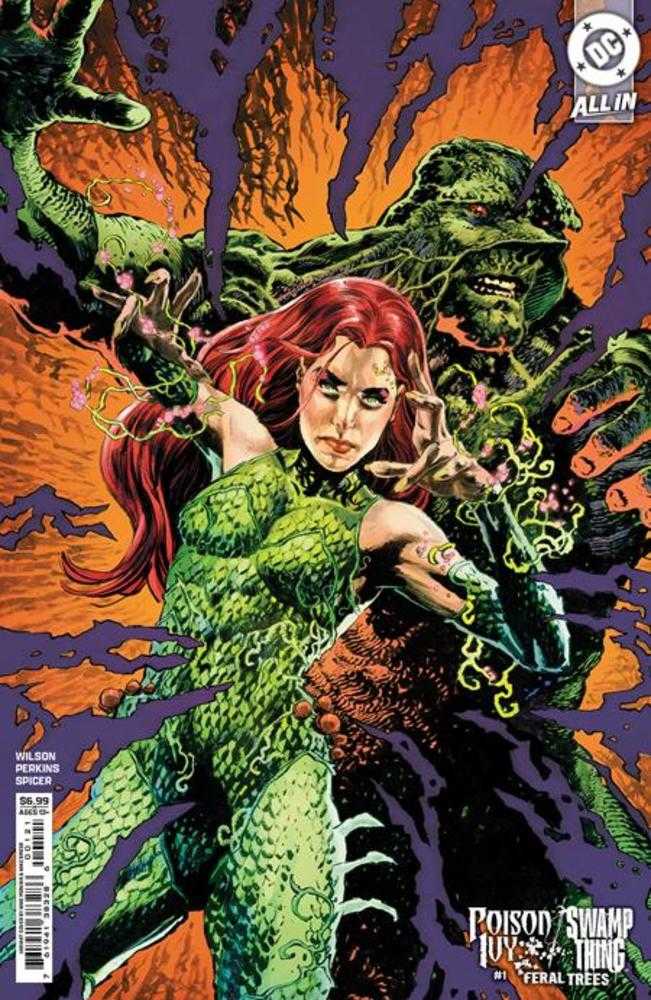 Poison Ivy Swamp Thing Feral Trees #1 (One Shot) Cover B Mike Perkins Card Stock Variant - gabescaveccc