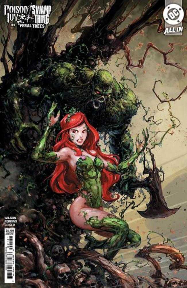 Poison Ivy Swamp Thing Feral Trees #1 (One Shot) Cover C Clayton Crain Card Stock Variant - gabescaveccc