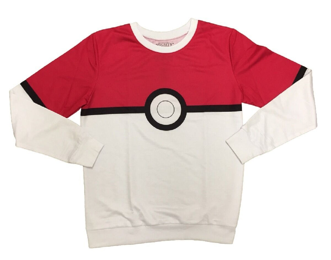 Pokemon Pokeball Adult Sublimated Sweatshirt - gabescaveccc