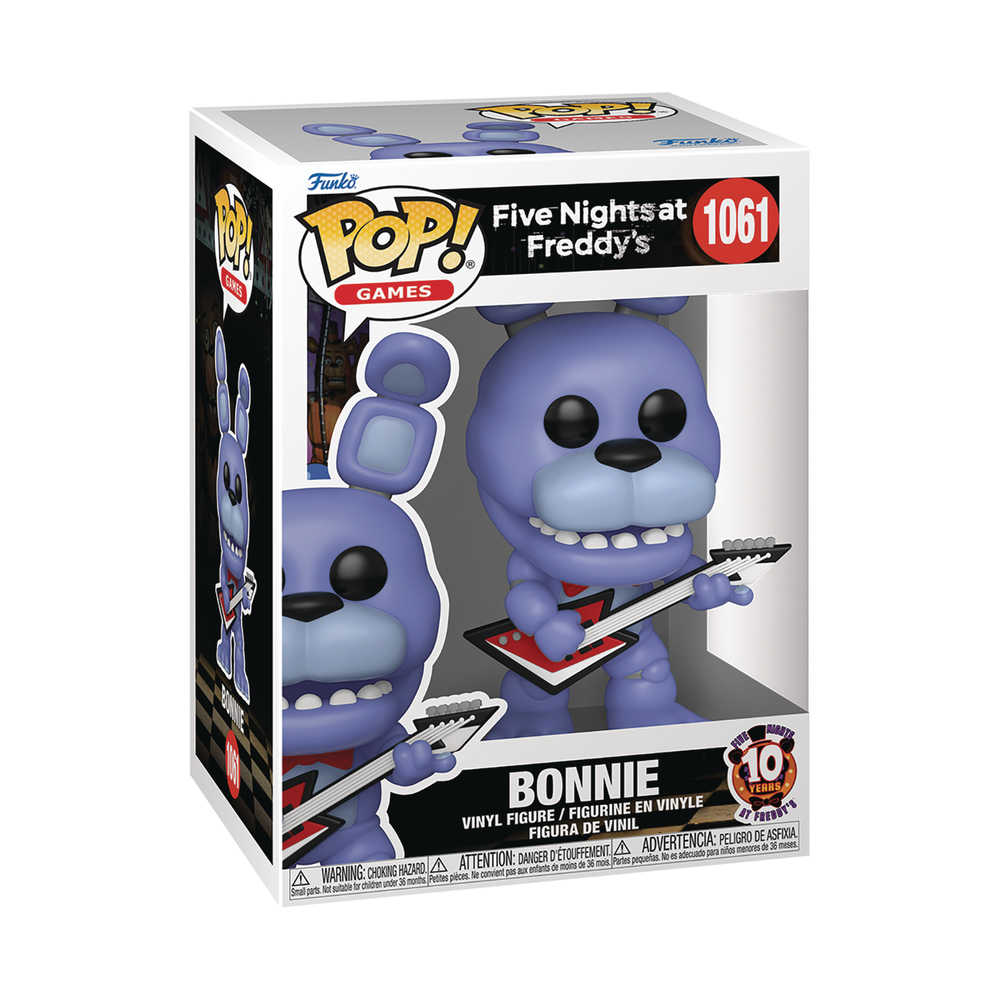 Pop Games Fnaf 10y Anniversary Bonnie Figure - gabescaveccc