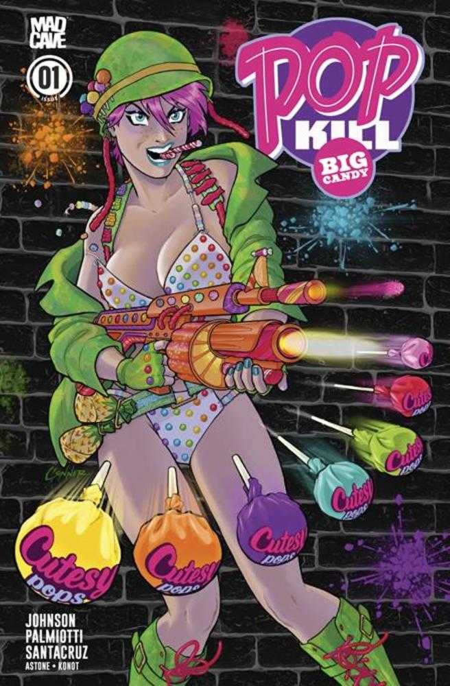 Pop Kill Big Candy #1 (Of 4) Cover C Amanda Conner Cardstock Variant (Mature) - gabescaveccc