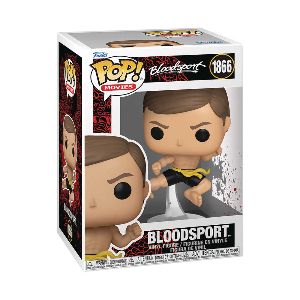 Pop Movies Bloodsport Frank Dux Vinyl Figure - gabescaveccc