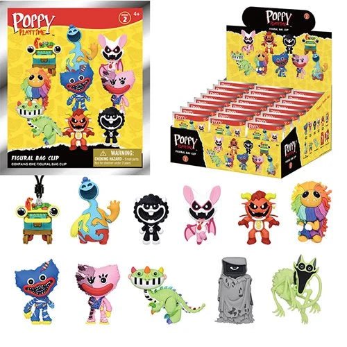 Poppy Playtime Series 2 3D Foam Bag Clip - gabescaveccc