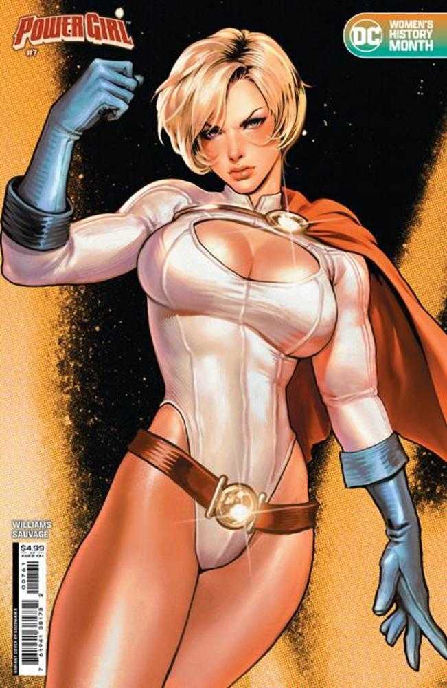 Power Girl #7 Cover D Sozomaika Womens History Month Card Stock Variant - gabescaveccc