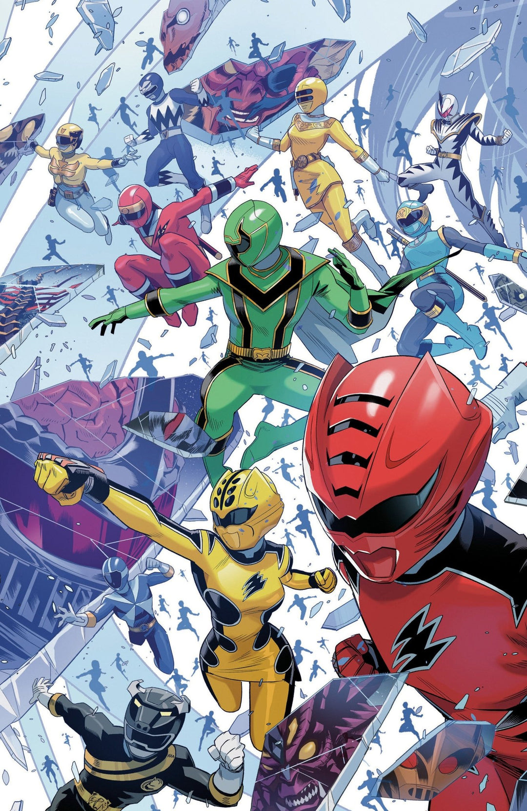 Power Rangers Unlimited 1 C Every Ranger Ever Cardstock Connecting Variant (Full Art, Zonno) - gabescaveccc