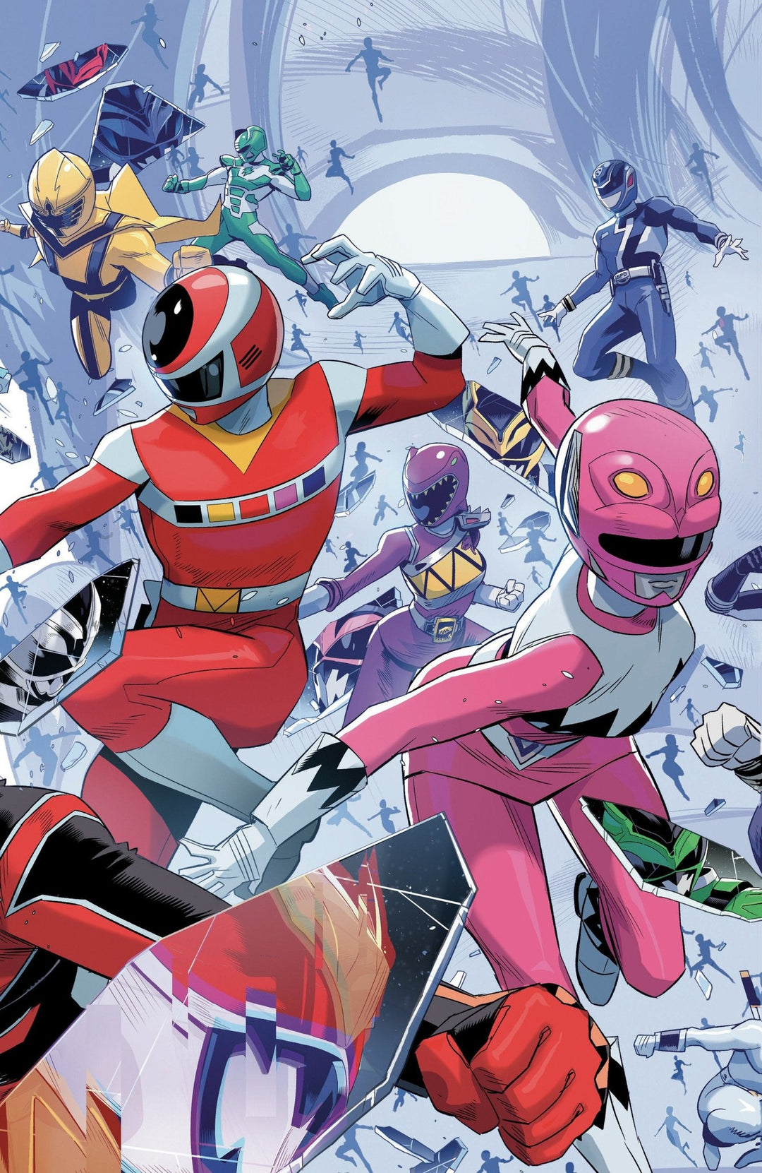 Power Rangers Unlimited 2 C Every Ranger Ever Card Stock Connecting Variant (Full Art, Zonno) - gabescaveccc