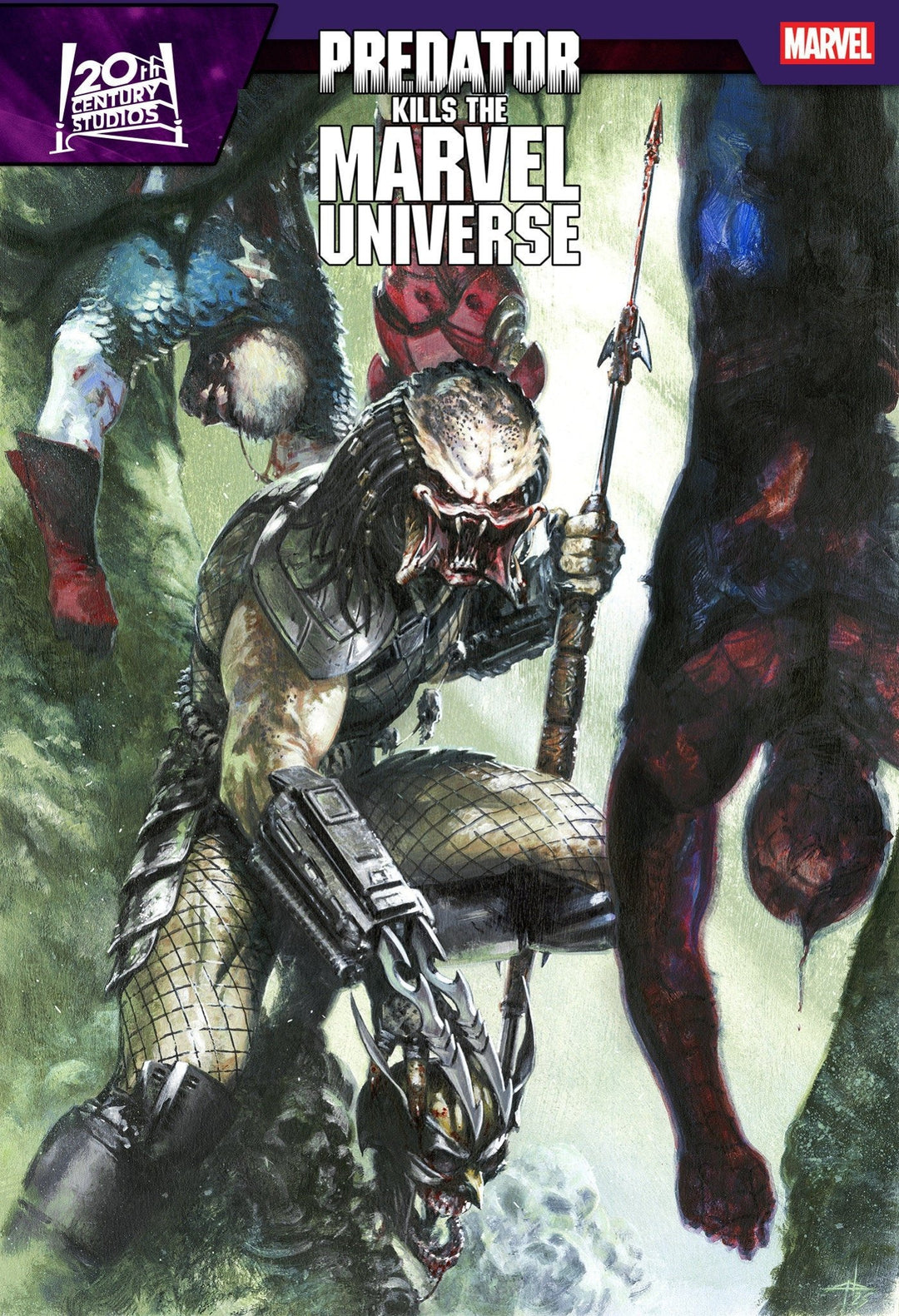Predator Kills The Marvel Universe 1 Gabriele Dell'Otto Variant - gabescaveccc