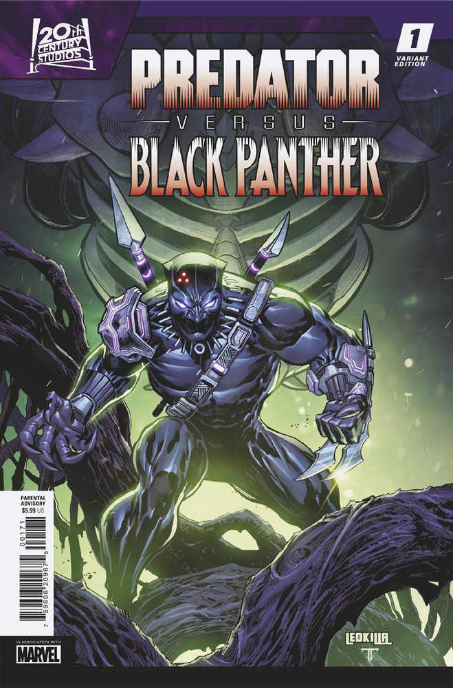 Predator vs. Black Panther #1 Ken Lashley Variant - gabescaveccc