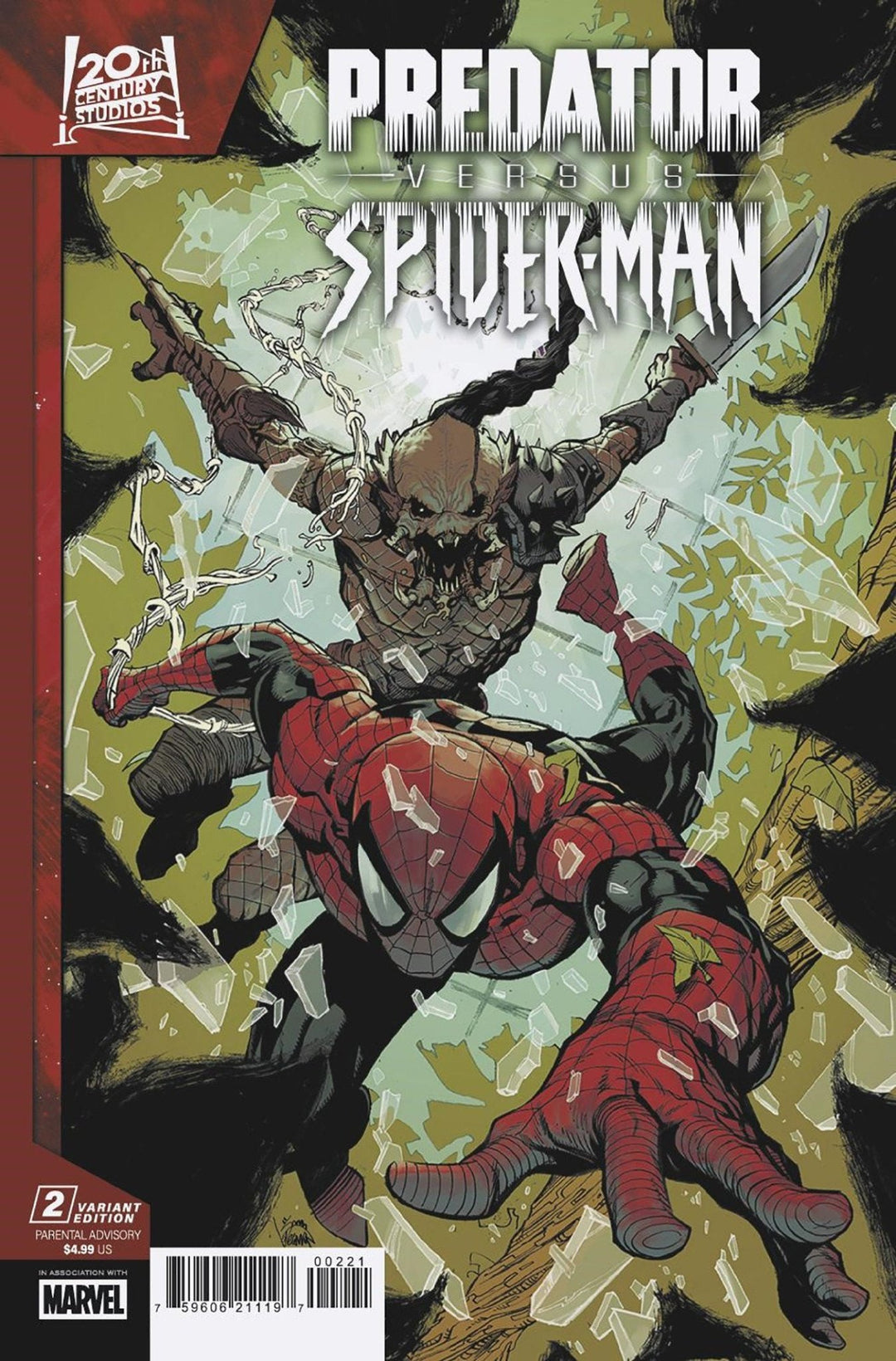 Predator vs. Spider - Man 2 Ryan Stegman Variant - gabescaveccc