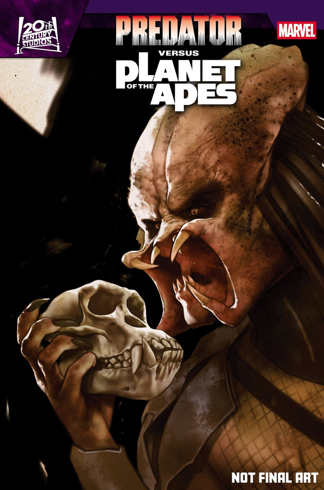 Predator vs. The Planet Of The Apes 1 Ben Oliver Foil Variant - gabescaveccc