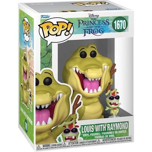 Princess and the Frog Louis with Raymond Funko Pop! Vinyl Figure and Buddy 1670 - gabescaveccc
