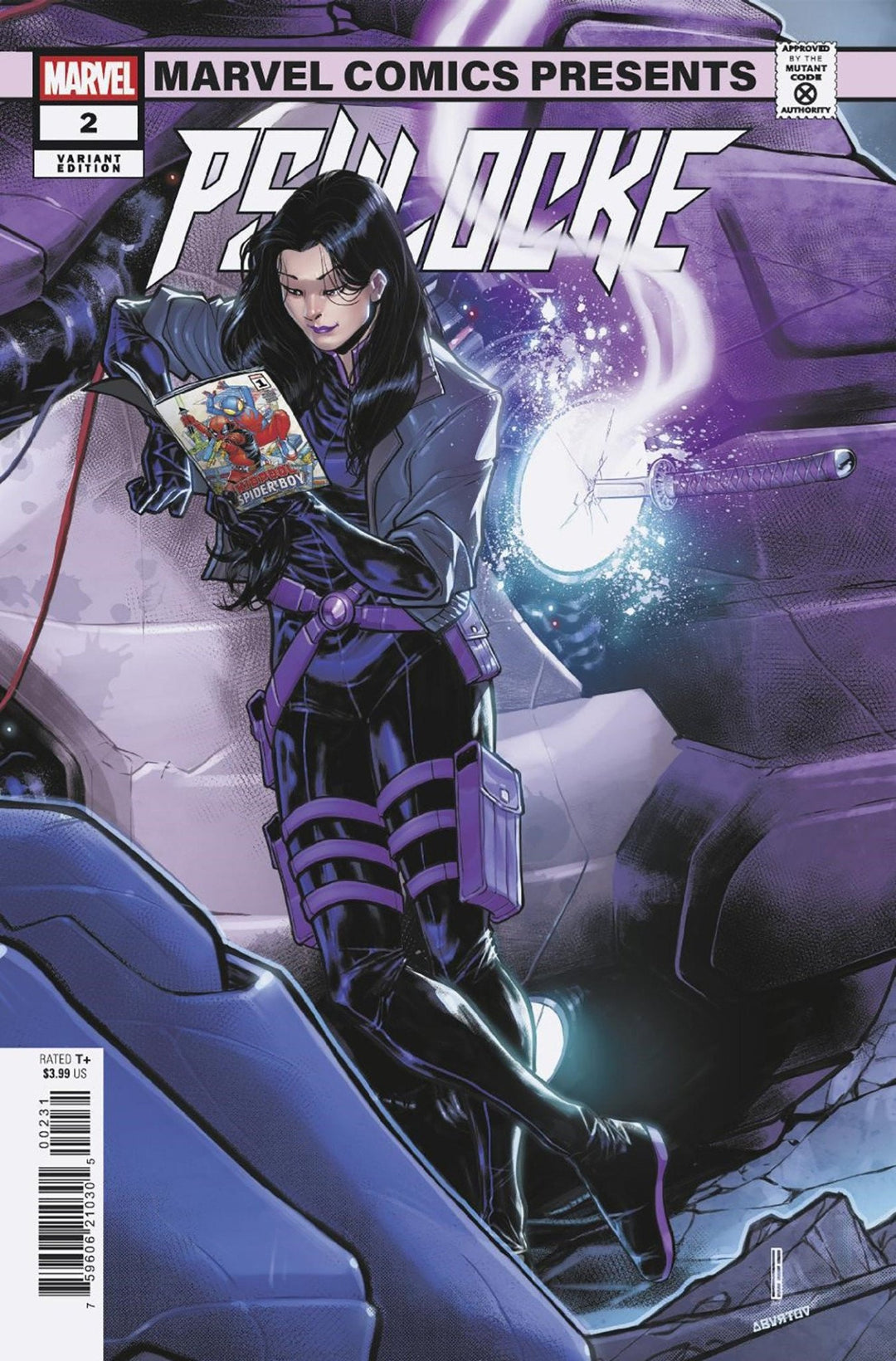 Psylocke #2 David Baldeon Marvel Comics Presents Variant - gabescaveccc