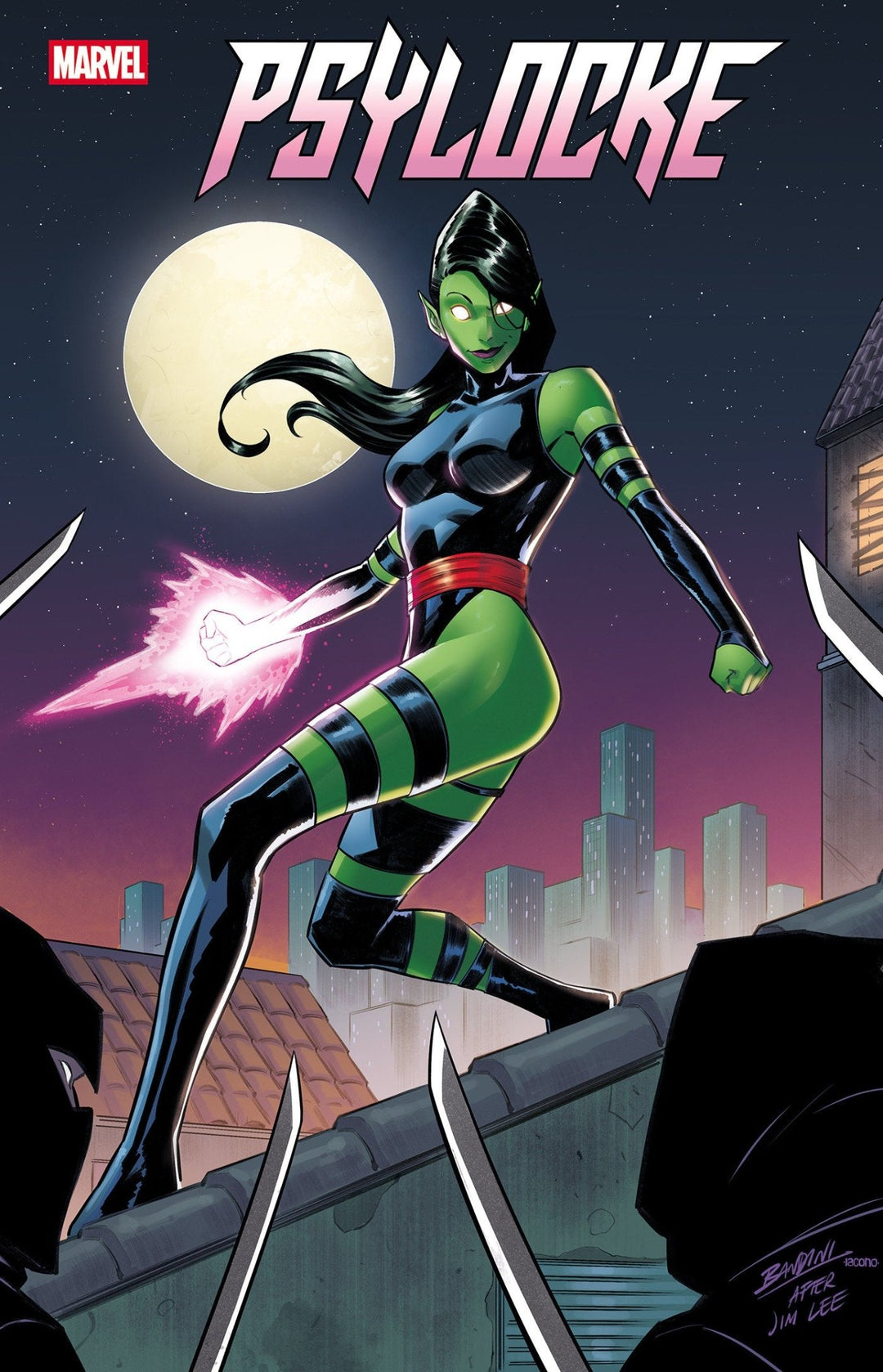 Psylocke #7 Michele Bandini Impossible! Variant - gabescaveccc