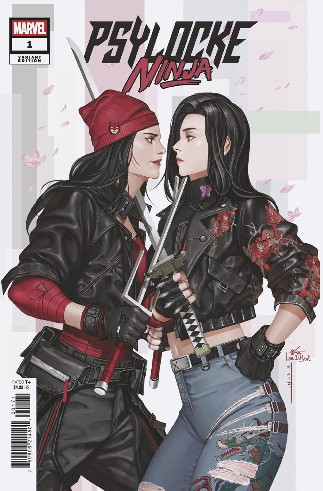 Psylocke: Ninja 1 Inhyuk Lee Versus Elektra Variant - gabescaveccc