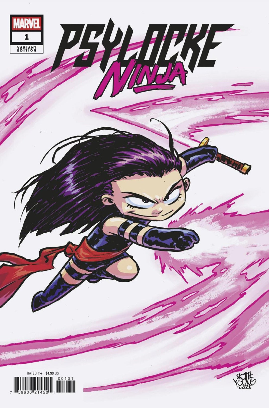 Psylocke: Ninja 1 Skottie Young Variant - gabescaveccc
