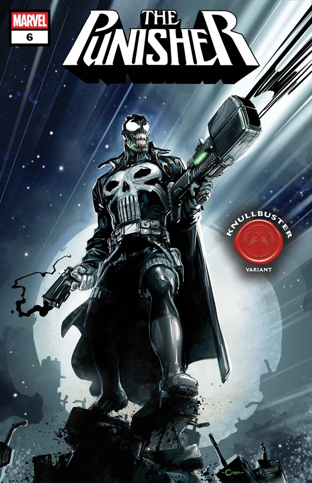 Punisher 6 Clayton Crain Knullbuster Variant - gabescaveccc