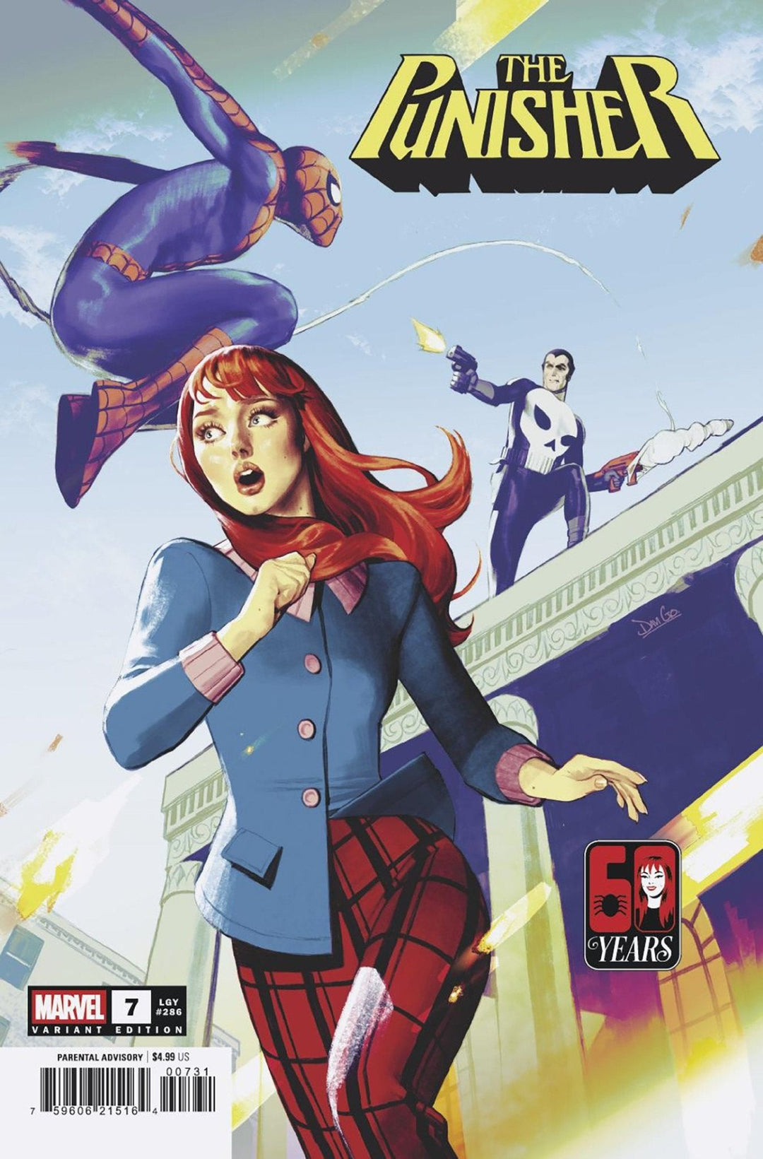 Punisher 7 Davi Go Mary Jane Watson Variant - gabescaveccc