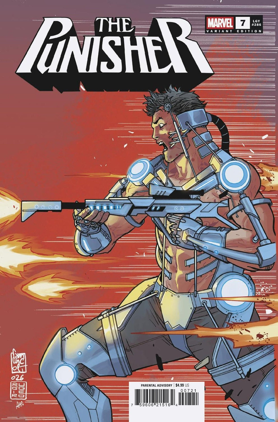 Punisher 7 Giuseppe Camuncoli 2 Part Connecting Variant - gabescaveccc