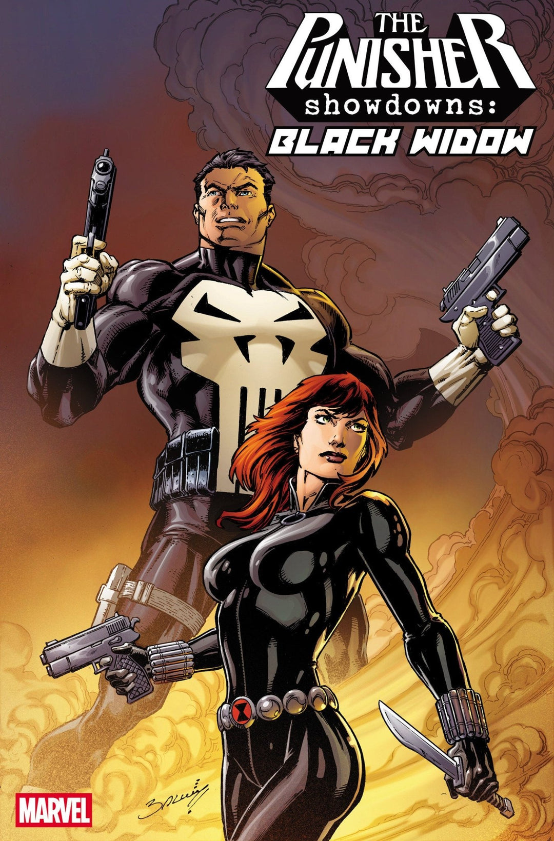 Punisher Showdowns: Black Widow #1 Mark Bagley Variant - gabescaveccc