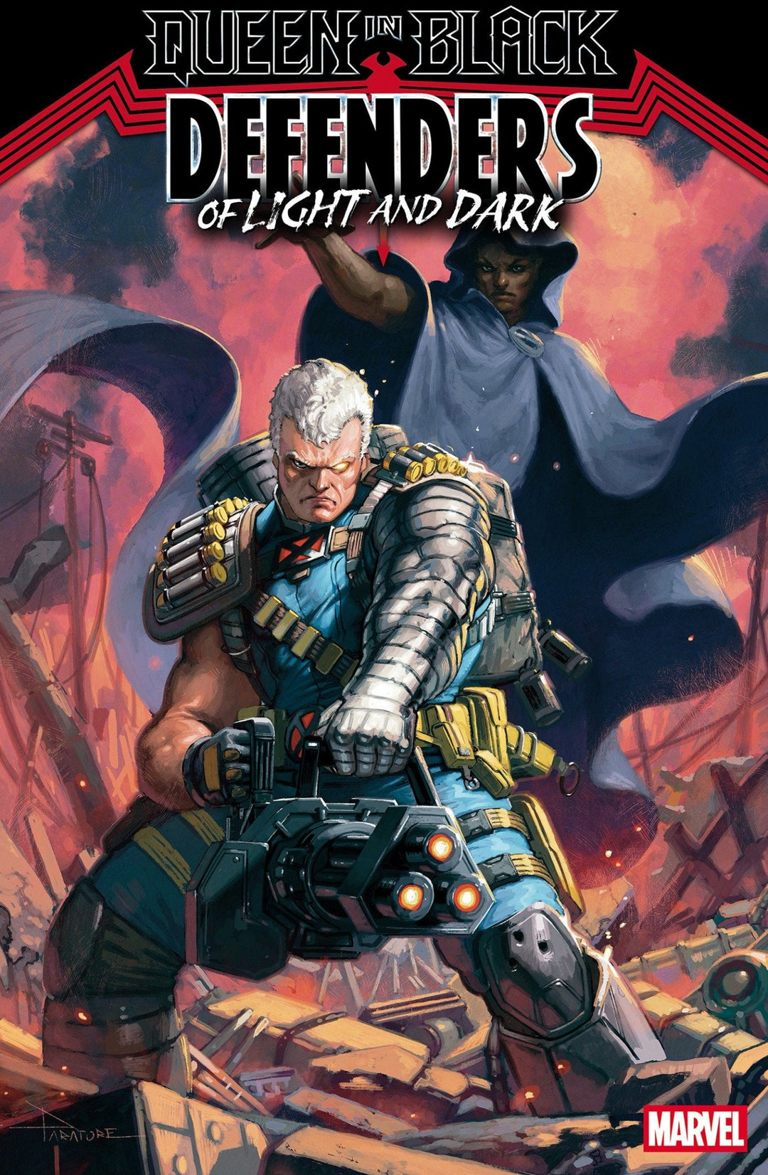 Queen In Black: Defenders Of Light And Dark 1 Davide Paratore Variant [Qib] - gabescaveccc