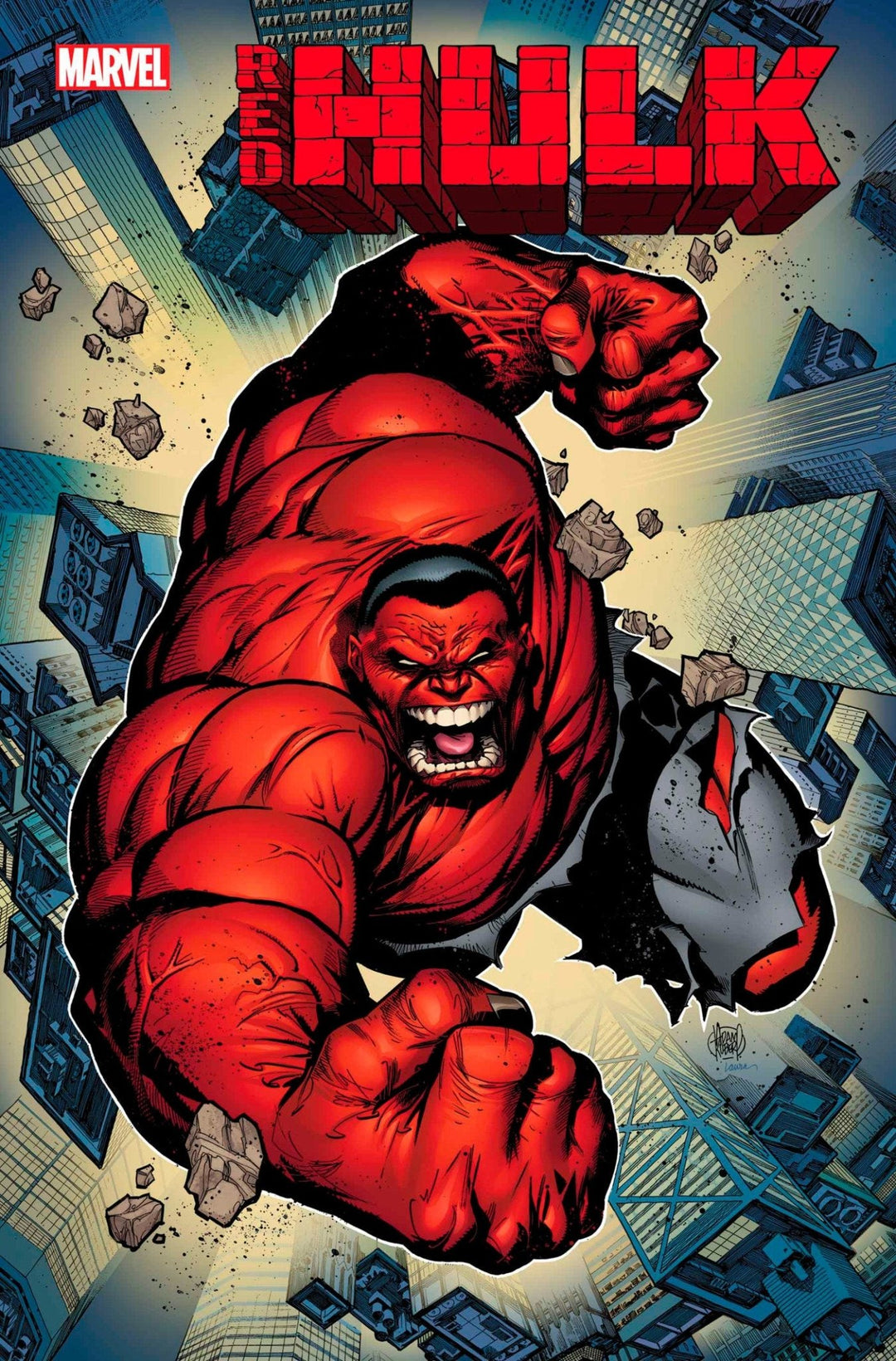 Red Hulk #1 Adam Kubert Foil Variant - gabescaveccc