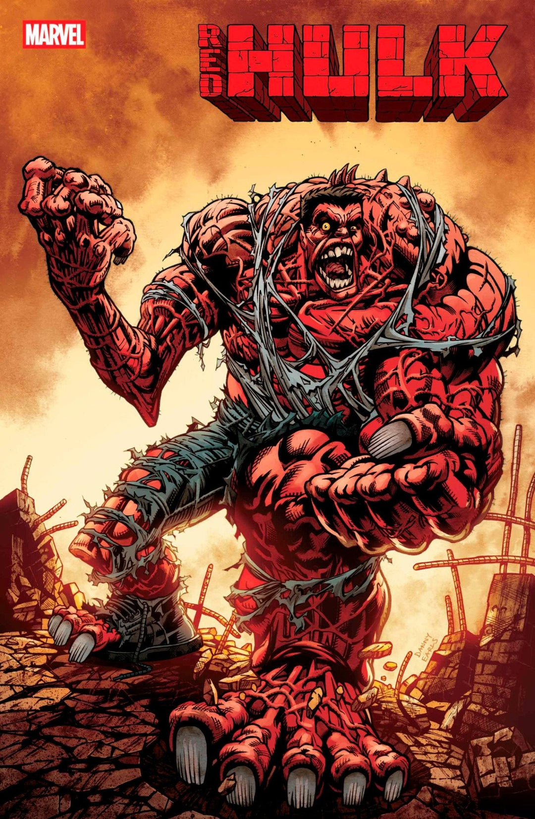 Red Hulk 5 Danny Earls Variant [Doom] - gabescaveccc