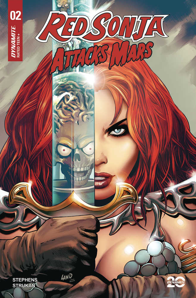 Red Sonja Attacks Mars #2 Cover C Land - gabescaveccc