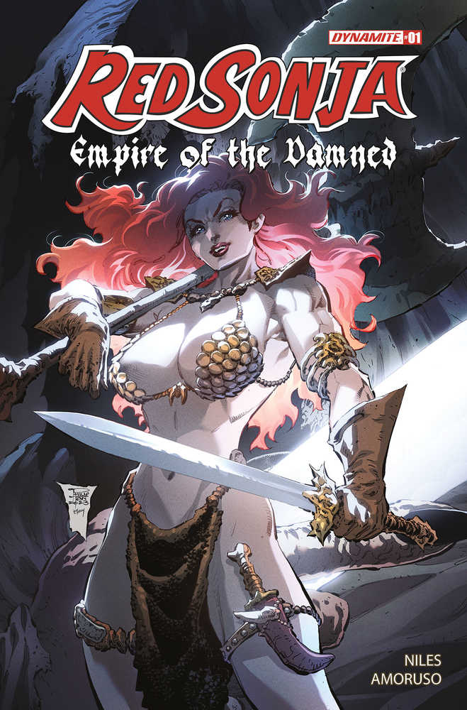 Red Sonja Empire Damned #1 Cover I 7 Copy Variant Edition Tan Original - gabescaveccc