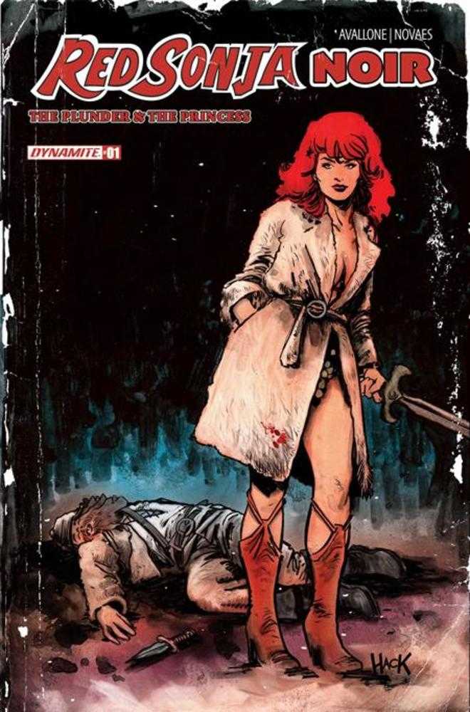 Red Sonja Noir The Plunder And The Princess 1 (One Shot) Cover B Robert Hack Variant - gabescaveccc