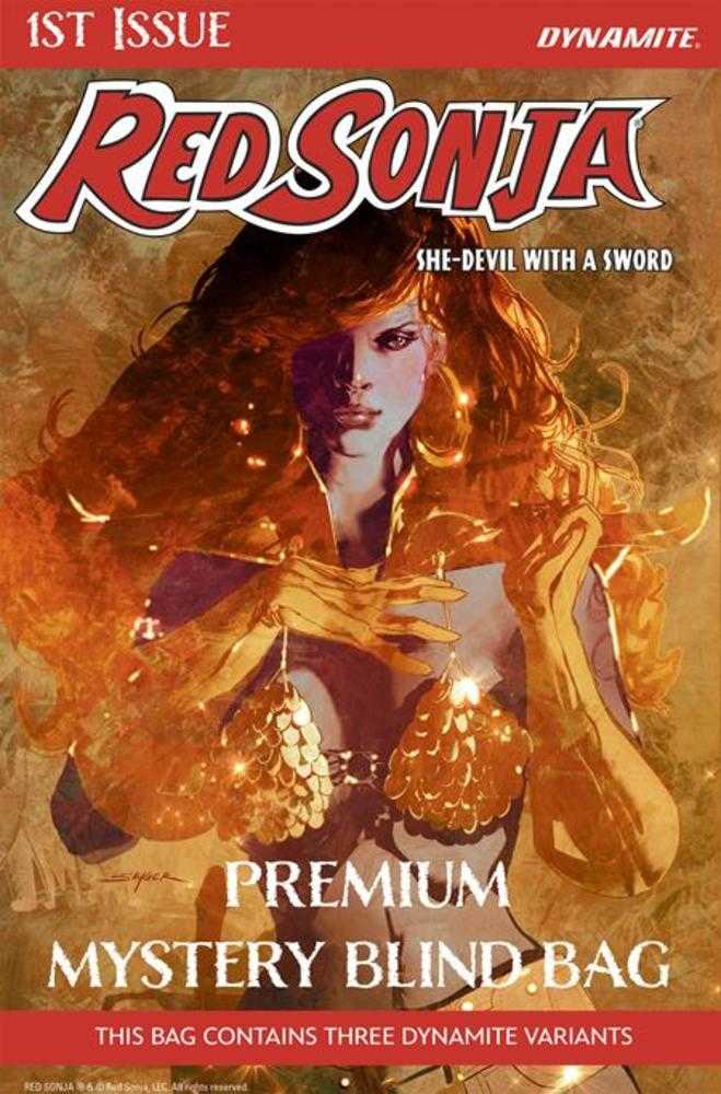 Red Sonja She Devil With A Sword 1 Cover G Premium Mystery Blind Bag Variant - gabescaveccc